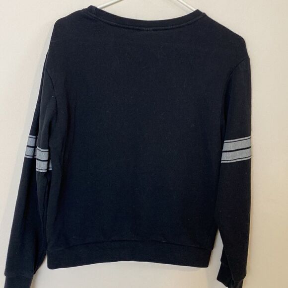 Marvel Sweatshirt with Marvel Characters Black Men’s Size Small Silver graphics - Picture 5 of 6